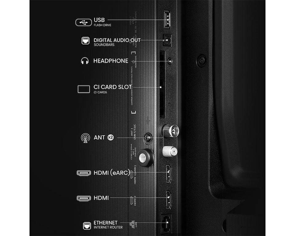 image 1 of Hisense 40A4QTUK A4Q 40" Full HD LED Smart TV with Freely
