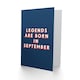 image 2 of Legends Are Born In September Bold Modern For Him Birthday Card