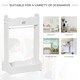 image 5 of HOMCOM Kids Wood Clothes Rack with Storage Shelves Hall Tree for 3-8 Years 