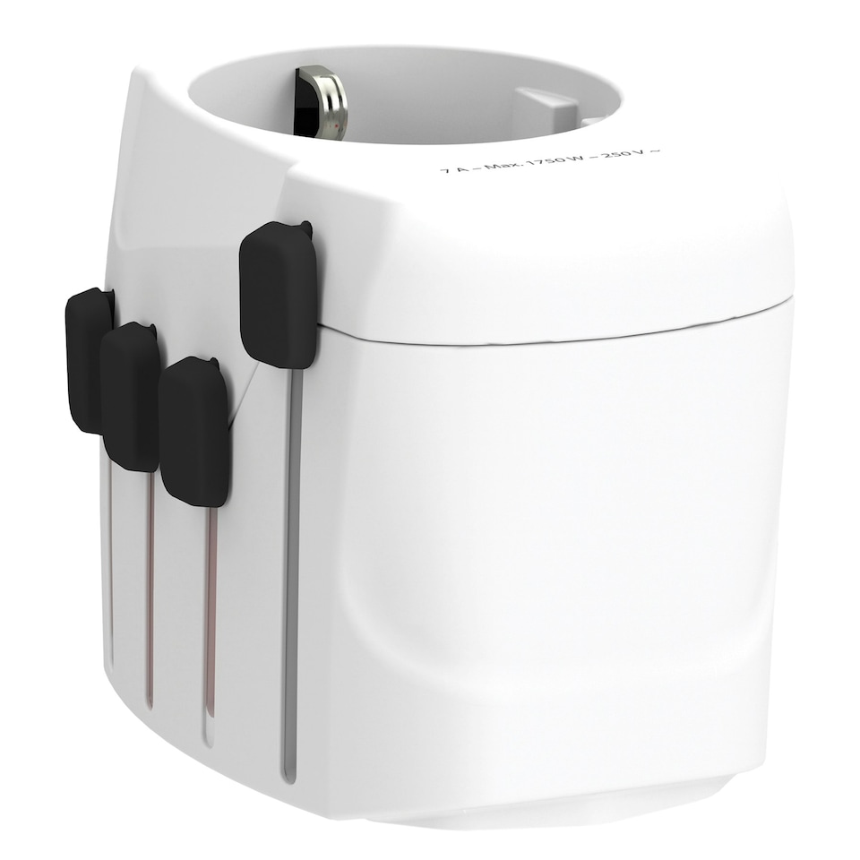 image 1 of Skross Pro World Travel 3 Poles Adaptor - White - One Size