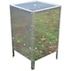 image 1 of Gr8 Garden Incinerator Fire Bin 90l Burning Garden Galvanized Waste Wood Leaves Metal Trash