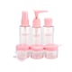 image 1 of SMUG Travel Bottle 9-Piece Set - Pink