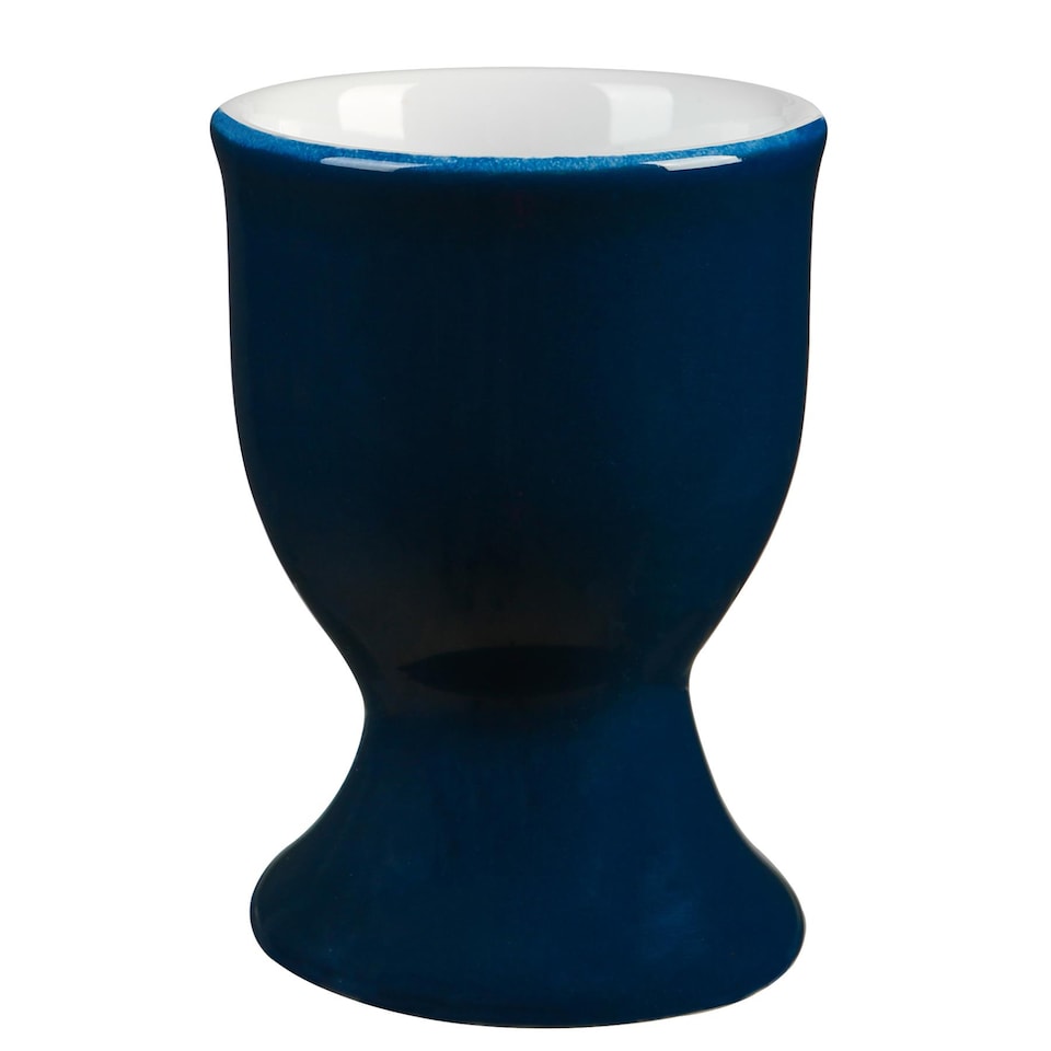 image 1 of Argon Tableware Coloured Ceramic Egg Cups - 5cm - Navy - Pack of 2