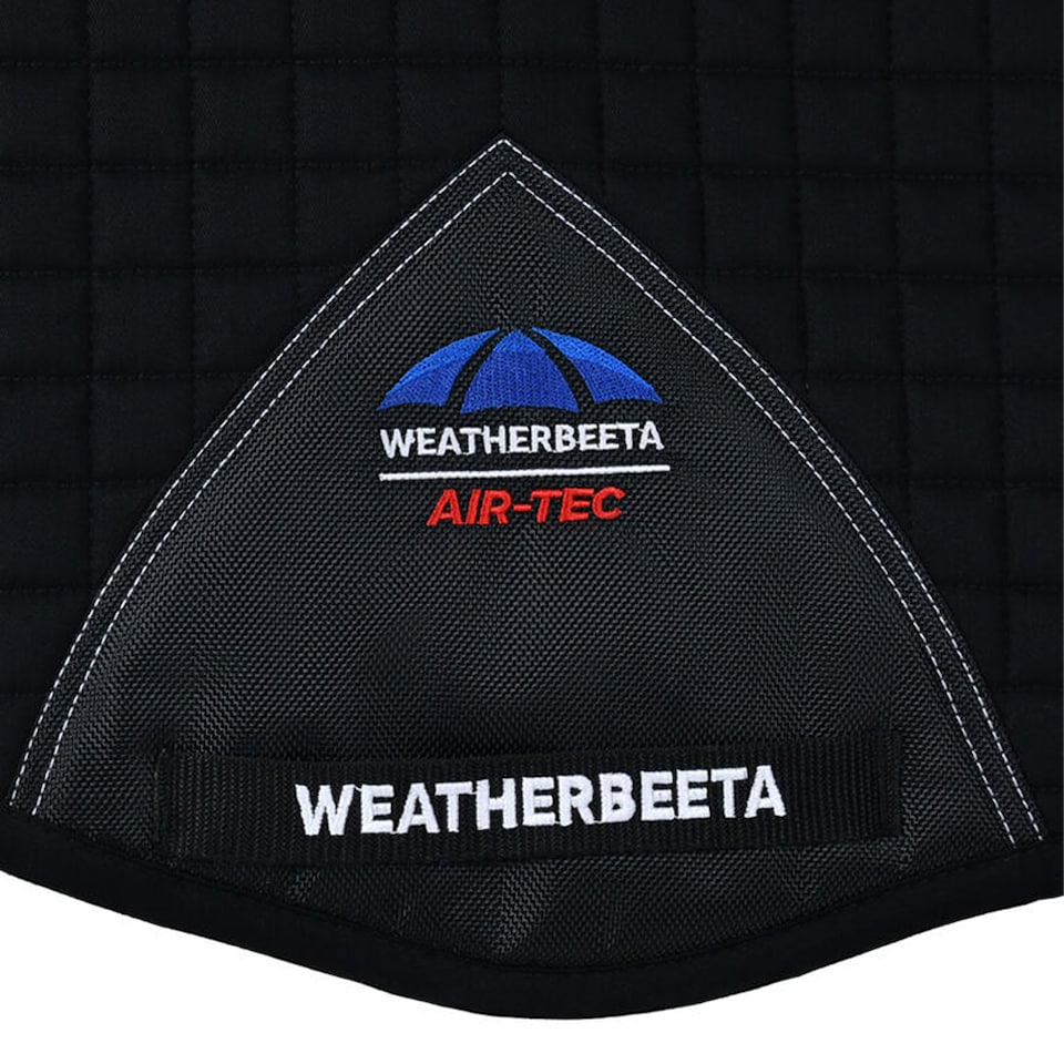 image 1 of Weatherbeeta Air-Tec All Purpose Horse Saddlepad | Black | Black | 24.5in x 25in | 1