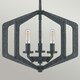 image 2 of Quoizel Vanguard Wire Frame Pendant Ceiling Light Old Black
