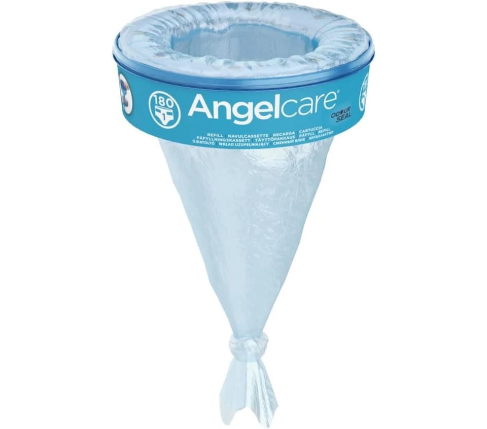 image 1 of Angelcare Nappy Bin Refill Cassette Compatible Disposal System 3Pack