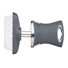 KitchenCraft Pastry Brush Grey Nylon Soft Grip