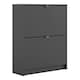 image 1 of Shoes Shoe Cabinet 2 Flip Down Doors and 2 layers in Matt Black