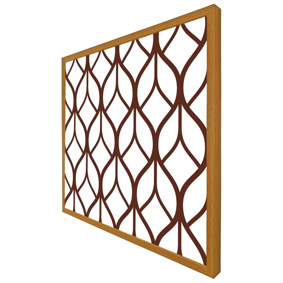 image 1 of Tiled geometrics (Picutre Frame) Black | XL