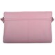 image 2 of Premium Soft Genuine Leather Cross Body Shoulder Bag, Tassel Detail Pink | Blush