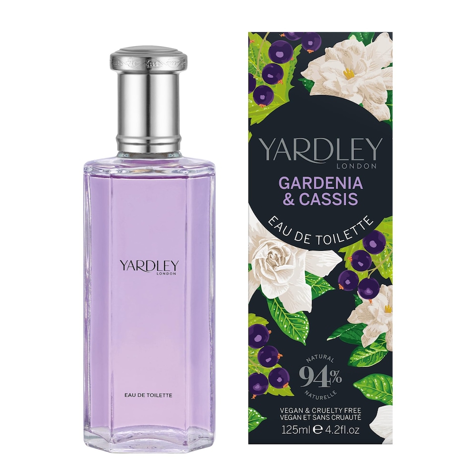 image 1 of Yardley Gardenia & Cassis Eau de Toilette 125ml Spray for Her