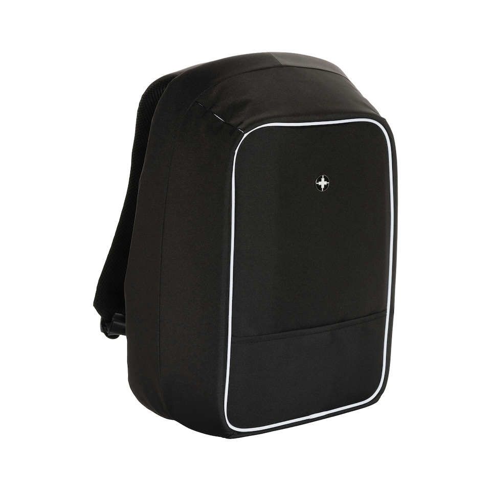 image 1 of Swiss Peak Aware RPET Anti-Theft 10L Laptop Backpack - Black - One Size Black