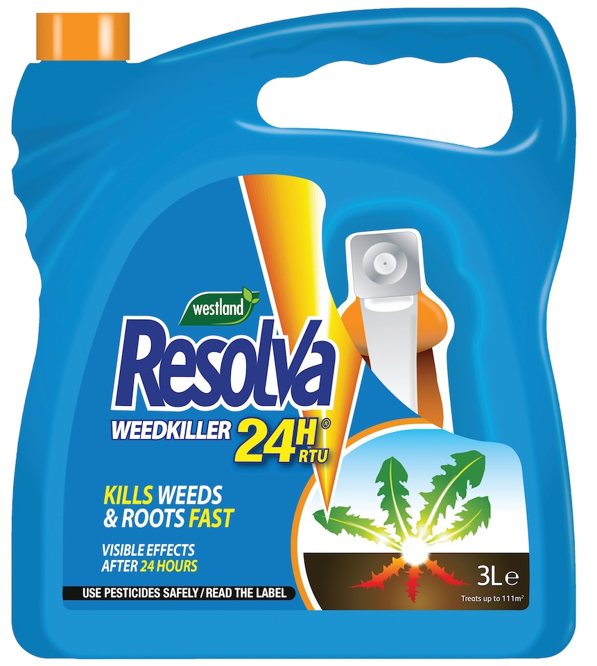 image 1 of Resolva 24H Ready-to-Use Weedkiller 5 Litre Refill