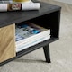 image 8 of Coffee Table 1 Drawer Open Storage Home Living Room Furniture Unit | Black