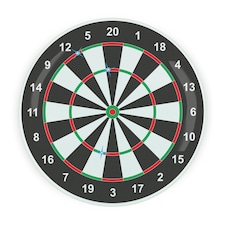 Dart Board Round Worktop Protector - Textured Glass Chopping Board