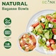 image 3 of ECONX 50Pcs Biodegradable Bagasse Bowls 6oz White Sugarcane Disposable Bowl