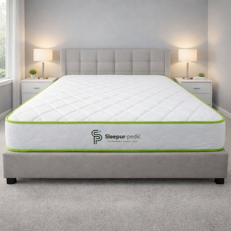 image 1 of Single Memory Infused Foam and Spring Mattress, 17cm Thick, 90 X 190cm,