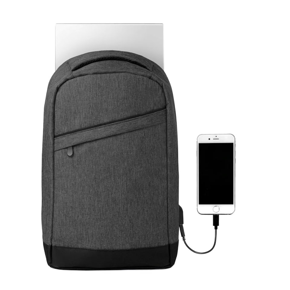 image 1 of MidOcean Berlin Two Tone Backpack - Black - One Size | Multi