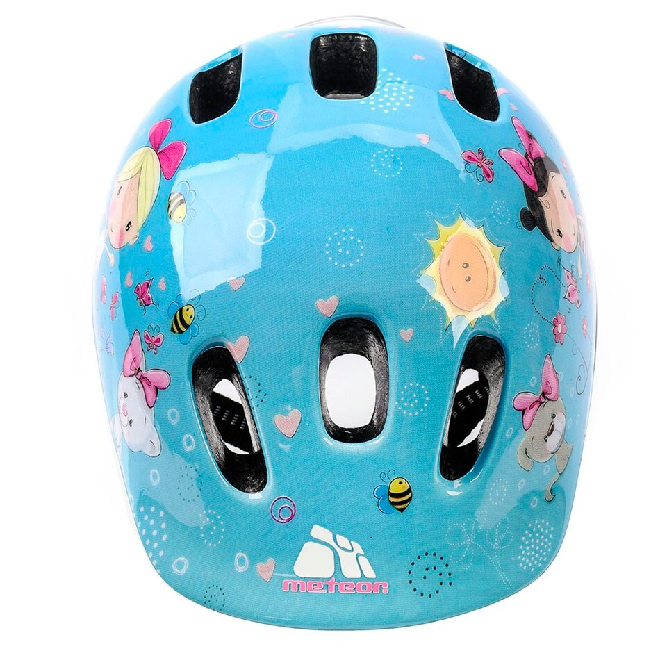 image 1 of Helmet for Kids Toddlers – Lightweight Adjustable Bike Helmet for Boys & Girls – Safety Crash Protection for Cycling, Scooter, Skateboard – MV62 Blue | Friends | S