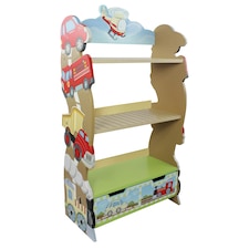 Teamson Kids Transportation Toddler Bookshelf