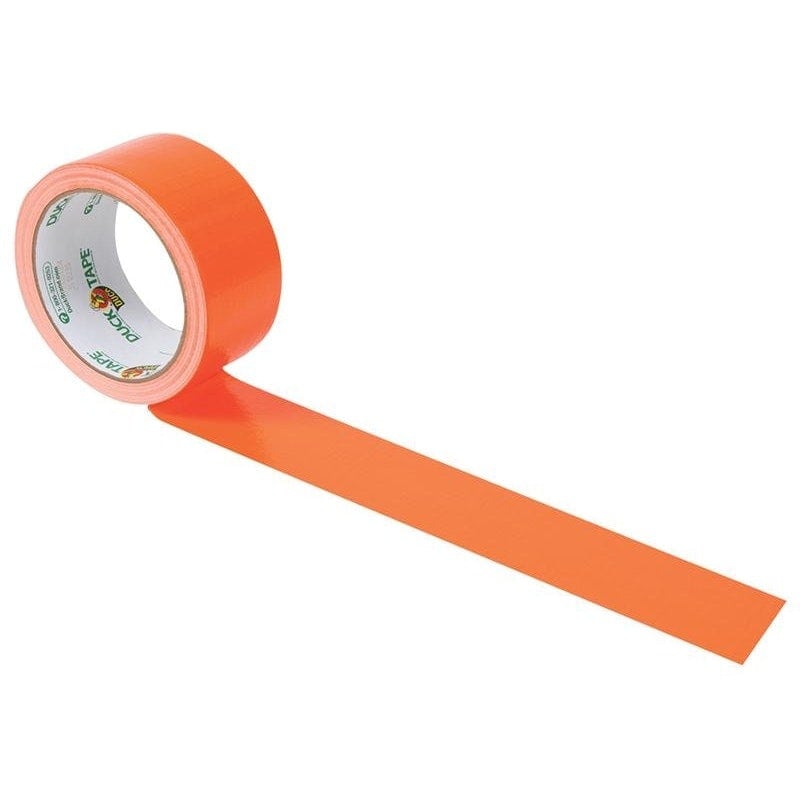 Shurtape Duck Tape Colours & Patterns - Multi Colour - 48mm x 13.7m Neon Orange
