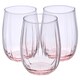 image 1 of Linka Coloured Glasses Sets Glassware Cup Tall Short Cocktail Tumblers | Multi | Pink 380ml