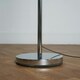 image 1 of ValueLights Modern Polished Chrome Metal Standard Floor Lamp With Pink Shade