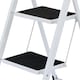 image 4 of Foldable 2 Step Ladder Stepladder Non Slip Tread Safety Steel | White