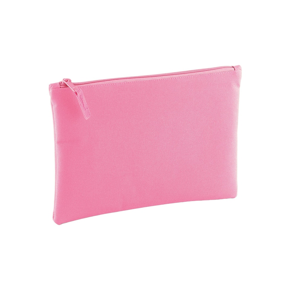 image 1 of Bagbase Plain Pouch - True Pink - One Size Pink