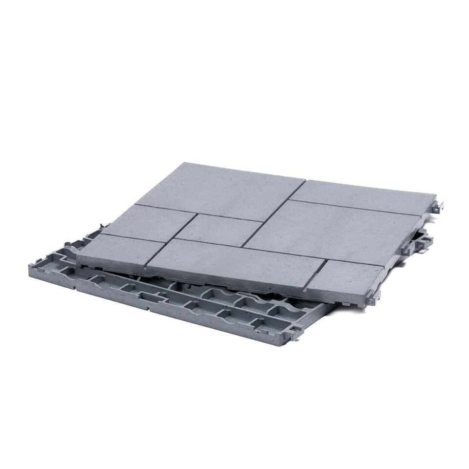 image 1 of Pallet Offer - Mosaic Composite Interlocking Decking Tiles - 630pcs Grey | Light Grey | 630pcs