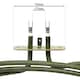 image 3 of SPARES2GO 3 Turn Heater Element compatible with Delonghi Fan Oven Cooker (2500W, 230v)