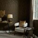 image 2 of Haptic Metallic Wallpaper in Chocolate N/A