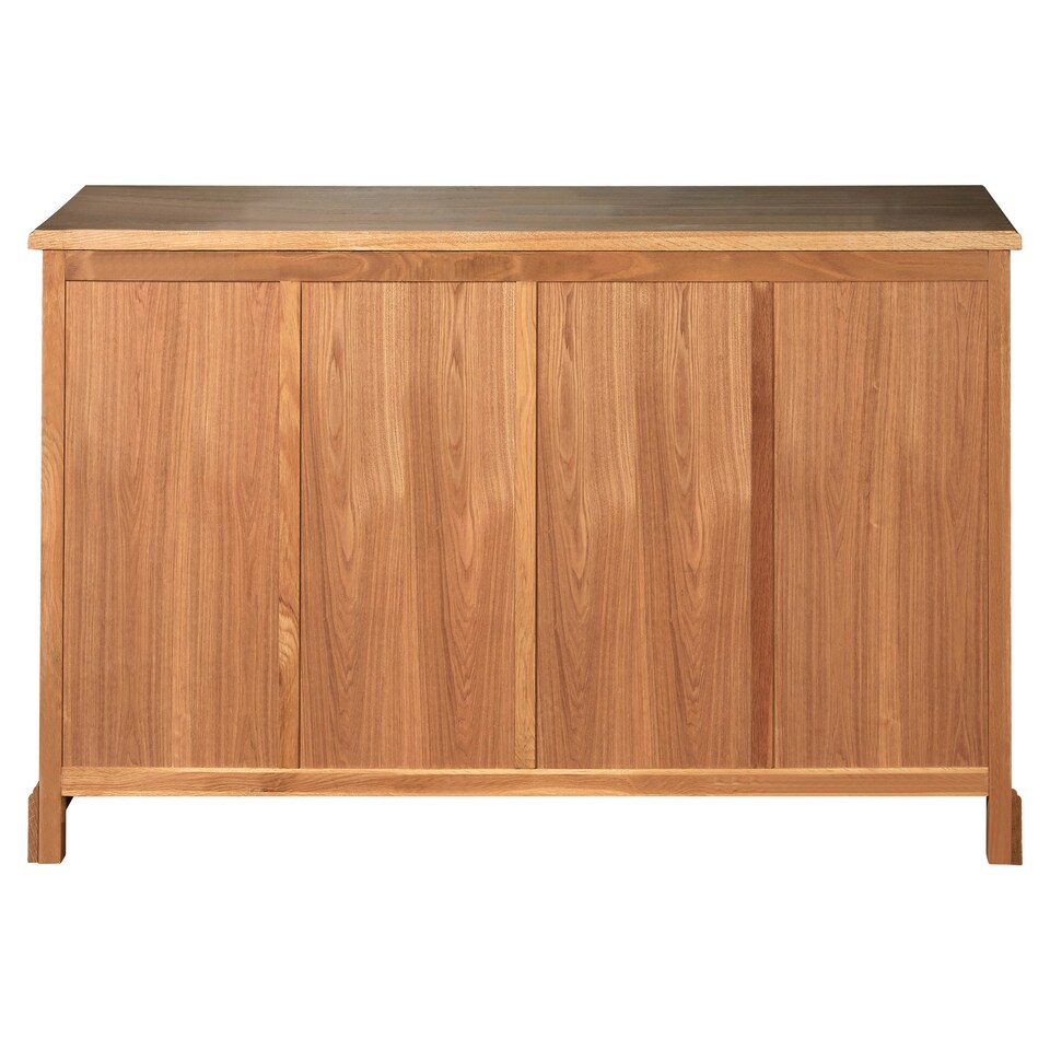 image 1 of Lyon 4 Drawers Whitewash Sideboard Brown