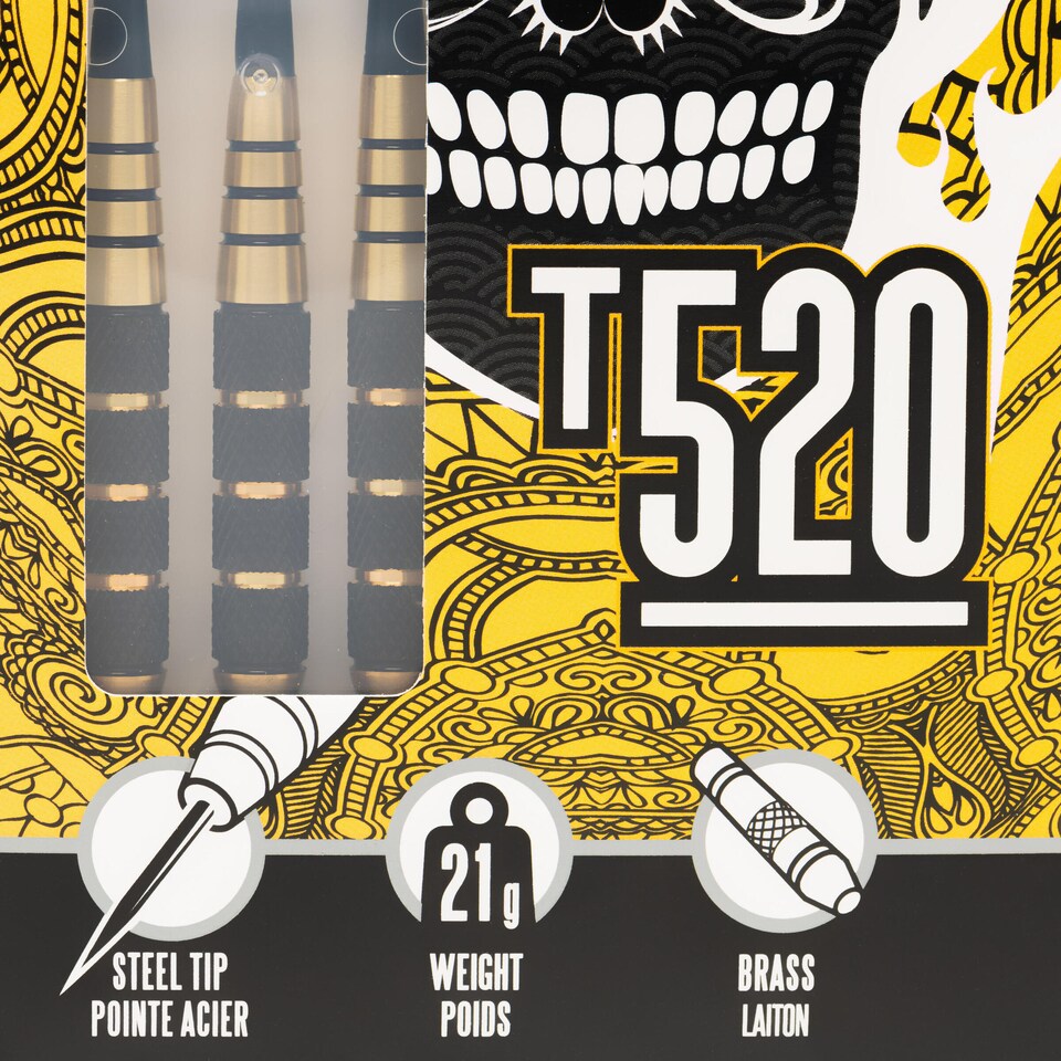image 1 of Decathlon T520 Steel-Tipped Darts Tri-Pack