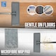image 3 of Flat Mop and Bucket Set with Swivel Head Built In Wringer and 2 Washable Microfibre Mop Heads