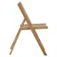 image 4 of Interiors by Premier Wood Natural Finish Folding Chair, Space-saver Camping Chair, Easy Foldable Wood Chair, Easy to Clean Chair