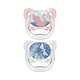 image 2 of Dr Brown's PreVent Glow in the Dark Butterfly Soother Stage 1 Twin Pack Blue