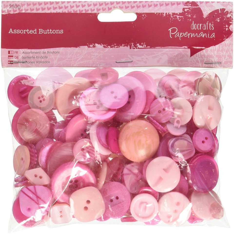 Assorted Buttons (250g) Multi