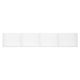 image 6 of HOMCOM Wooden Wall-Mounted Storage Media Display Shelf Center Rack, White
