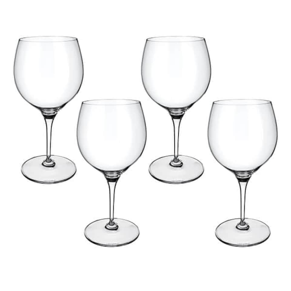 image 1 of Villeroy & Boch Maxima Set of 4 Burgundy Goblets