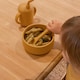 image 5 of Tiny Dining Baby Silicone Suction Bowl - Ochre Orange