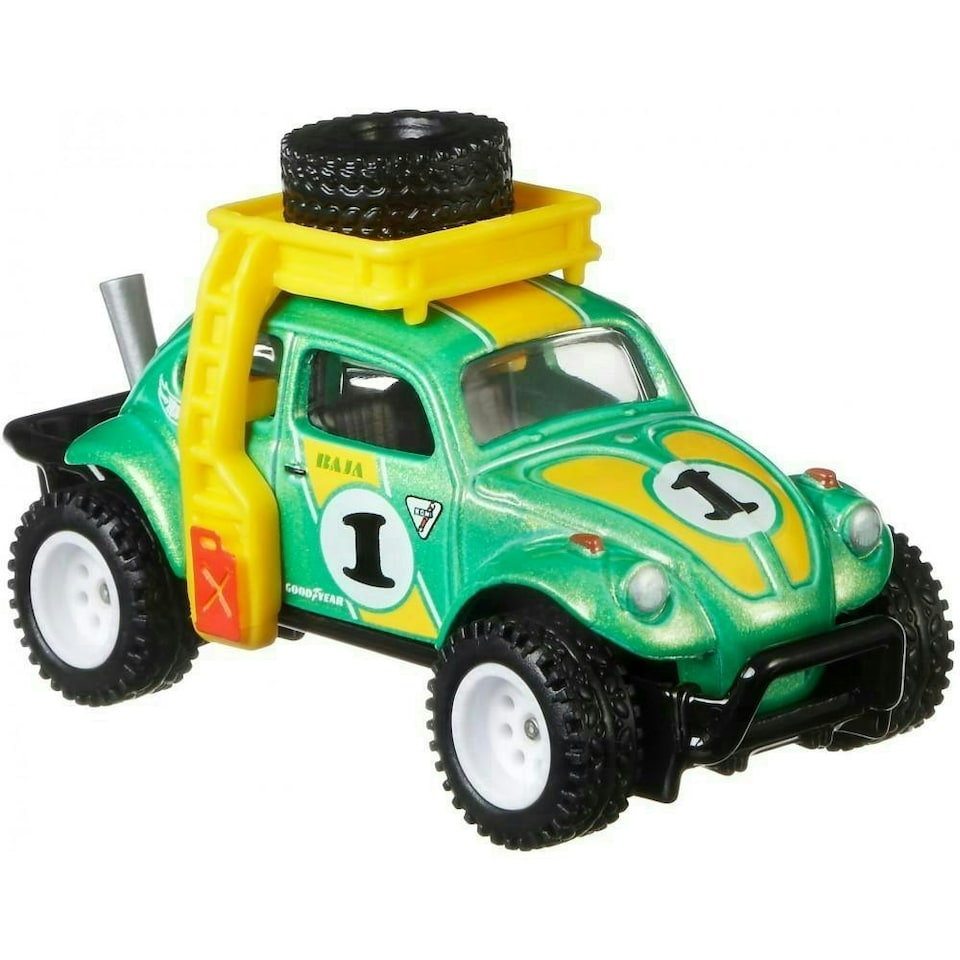 image 1 of Hot Wheels Premium Car Culture Volkswagen "Baja Bug" 1:64 Scale Die-Cast Vehicle