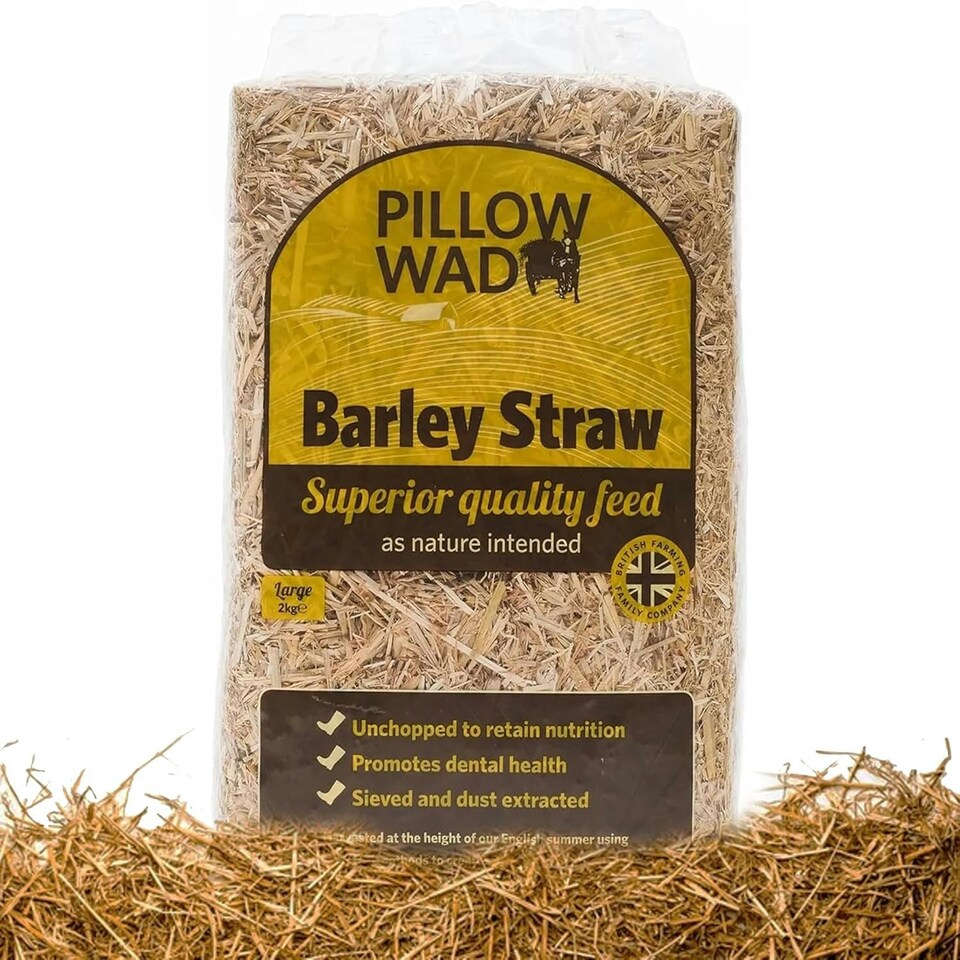image 1 of 2 x 2KG Barley Straw Bedding For Chickens, Rabbits & Tortoise