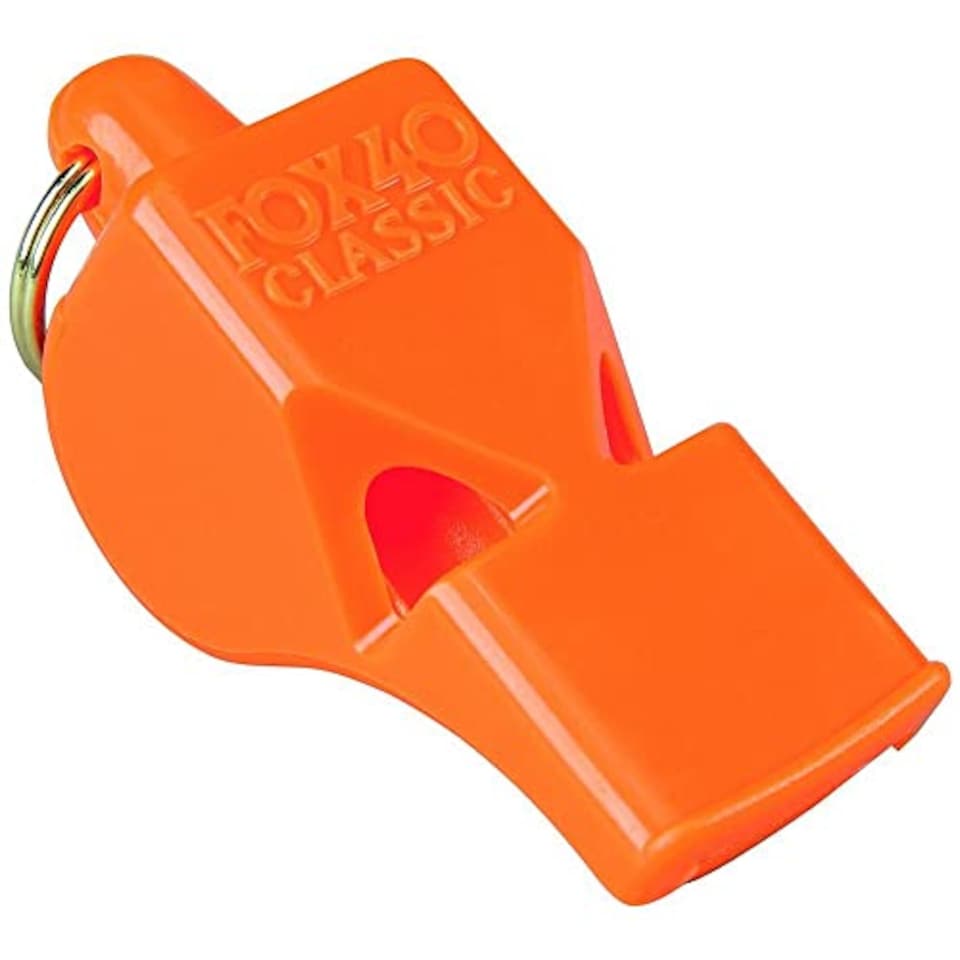 image 1 of Fox 40 Classic Safety Whistle C/W Wrist-Lanyard Blue, Regular