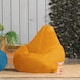 image 2 of Kids High Back Bean Bag Ochre Yellow Indoor Outdoor Childrens Bean Bags
