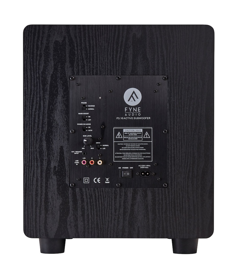 image 1 of Fyne Audio F3-10 10" 475W Subwoofer - Black