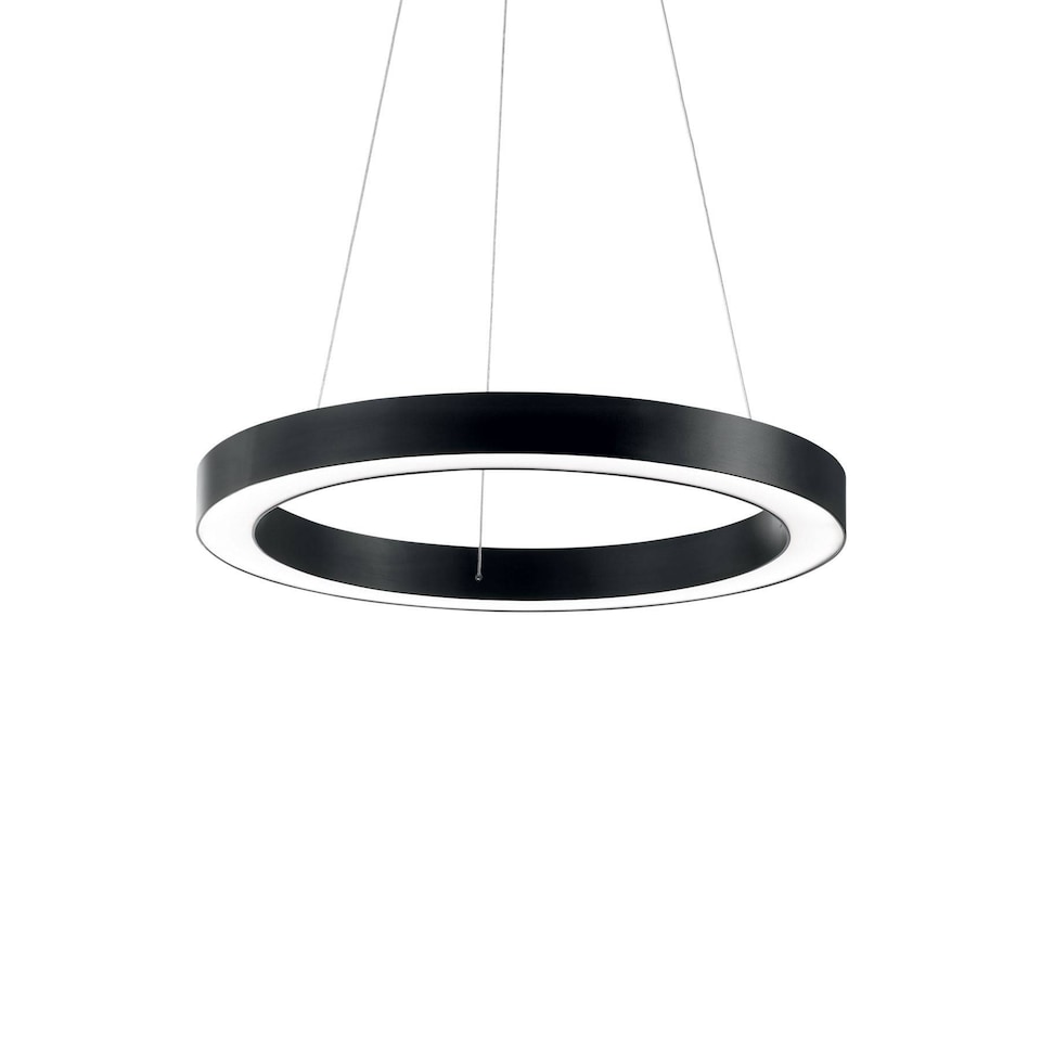 Oracle Integrated LED Small Ceiling Pendant Black 3000K