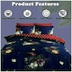 image 5 of Eden Floral Printed Duvet Cover Set Reversible Polycotton Beddings Multi | King