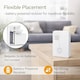 image 4 of Nedis Wireless Doorbell, Battery Powered Cordless Door Chime Kit with 300m Range, 36 Chimes, Blue LED and 80dB Volume - White