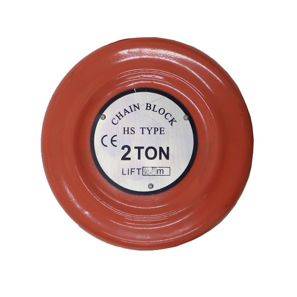 image 1 of 2 Ton Chain Lifting Block & Tackle Hoist Heavy Duty Load